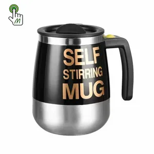 Caneca de agitação automática com suporte USB recarregável, copo de café com bateria, agitação automática