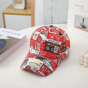 Gorra de béisbol con estampado de letras de algodón a la moda 2025, gorras de Hip Hop de lujo con estampado Digital - Product Image 3