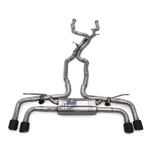 Système d'échappement Valvetronic en acier inoxydable pour PORSCHE Cayenne 957 3.6 4.8, tuyau d'échappement d'usine - Product Image 1