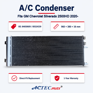 Condensateur de climatisation à flux parallèle à montage direct AC.114.4419 pour <span class=keywords><strong>climatiseur</strong></span> automobile GM CHEVROLET OE 84650609 85524339 - Product Image 1