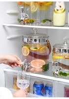 Nouvelle Offre 2026 : Carafe Transparente Multi-tailles avec Robinet, Pot à Boissons Portable avec Poignée