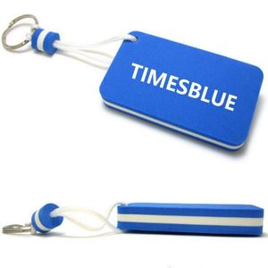 Rectangle Floating Keychain, EVA Floating Keychain, Water Sports <b>Waterproof</b> <b>Foam</b> Floating Key Ring - Product Image 5