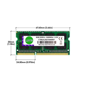 Memoria RAM para Portátil <span class=keywords><strong>DDR3L</strong></span> 4GB <span class=keywords><strong>8GB</strong></span> 1333 1600MHz PC3L-10600/12800 SODIMM 1.35V Non-ECC 204 Pines en Existencia <span class=keywords><strong>SDRAM</strong></span> - Product Image 1