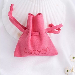 Factory Direct Gift Packaging Microfiber Drawstring Jewelry Pouch Velvet <b>Watch</b> Jewelry Packing Pouch with Drawstring - Product Image 3