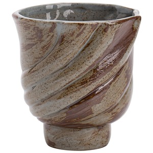 <span class=keywords><strong>Tazza</strong></span> da Espresso in Ceramica Retro 250ml con Texture a Conchiglia e Design Dorato, Stoviglie per Caffè - Product Image 1