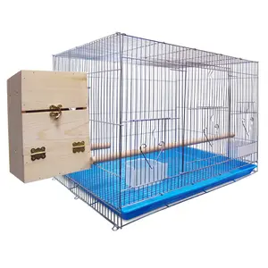 China factory small Medium Galvanized bird cage flight breeding bird cage parrot finch bird cage