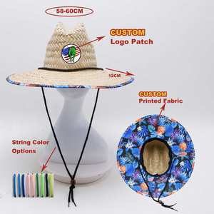 사용자 정의 솜브레로 바케로 무저 도매 여름 근위대 자수 밀짚 농부 모자 - Product Image 5