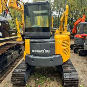 Miniexcavadora de segunda mano KOMATSU PC55, máquina usada de calidad, capacidad de 5 toneladas con motor central, caja de cambios y componentes de rodamiento - Product Image 2