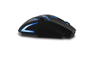 ZELOTES F-16Wireless 6-button Mouse Customizable Mice With LED Blue Backlit
