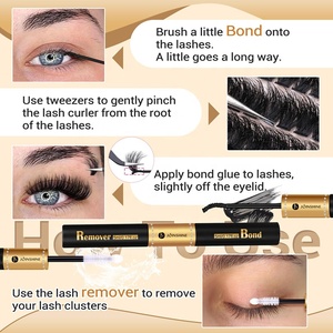 Bán buôn tự làm tự nhiên phần mở rộng cá nhân mắt Lash cụm khay Nguồn cung cấp tự dính Pre cắt dày phân đoạn cụm lông mi - Product Image 5