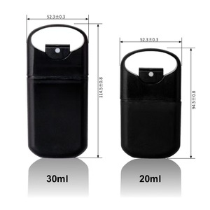 Best Selling Custom Mini <b>Plastic</b> 20ml 30ml U Shape Custom Color and Logo Hand Sanitizer Pocket Perfume Credit Card Spray <b>Bottle</b> - Product Image 6