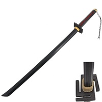 Katana en mousse Ichigo Tensa Zangetsu BLEACH, 108 cm, pour cosplay d'anime et convention de bandes dessinées