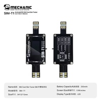 Testeur de fente pour carte SIM MECHANIC SIM-T1, écran HD, détection simultanée de double SIM, outil de diagnostic rapide pour Android et iPhone