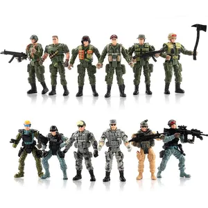 12 Stück US Army Men und SWAT Team Toy Soldiers Action figuren Spielset für Kinder