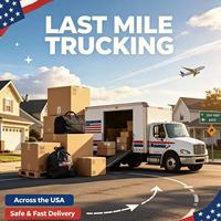 Expédition logistique aérienne vers les États-Unis, livraison au dernier kilomètre par camion, courtage douanier professionnel, service porte-à-porte DDU DDP
