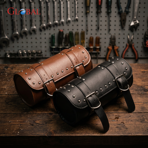 Sacoche de selle vintage en cuir véritable avec fonction imperméable, haute qualité, séchage rapide, respirante, capacité 25L pour le voyage - Product Image 3