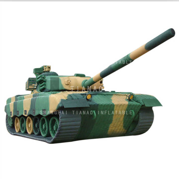 Inflatable Simulation Tank for Exercise Decoy - 300D Oxford Cloth