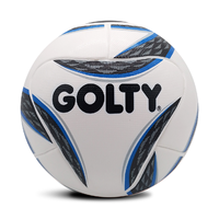 Ballon de football GOLTY GSH-6018 Taille 4 Poids 410-440G et Circonférence 620-640MM avec logo personnalisé en cuir PU thermocollé