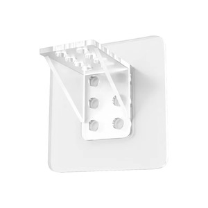 Support de fixation sans perçage pour étagère de placard, 6,8x6,8 cm, en plastique, support de charge pour armoire et étagère - Product Image 2