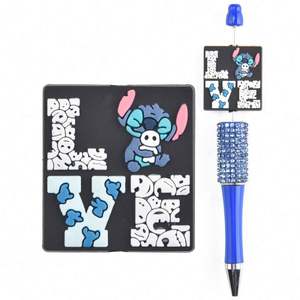 Cuentas focales de silicona de fácil devolución, a granel, nuevas llegadas, con diseños de Princesa, Día de Acción de Gracias, Navidad y Osito Cariñoso - Product Image 2