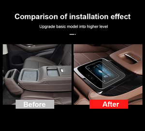 Многофункциональный информационно-развлекательный центральный экран для задних сидений Mercedes-Benz Maybach — роскошная мультимедийная панель управления для задних сидений автомобиля - Product Image 4