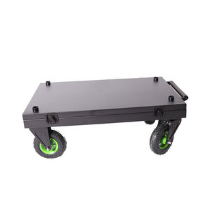 Aluminum Alloy Director Cart <b>Four</b>-<b>Wheel</b> Movable <b>Trolley</b> For Film And Television Equipment Silver Color 10 Kg Load Capacity - Product Image 5