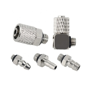 Pneumatic <b>Connector</b> Mini Cylinder Thread Trachea <b>Quick</b> Twist Elbow <b>Quick</b> Disconnect Coupling Tubed Fittings Hofujng - Product Image 4