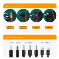 Adaptateur secteur universel portable 36W, norme américaine 12V 2A, chargeur mural pour appareils électroniques portables