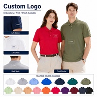 Polo unisexe personnalisé avec logo, tissu technique à séchage rapide, polo vierge pour impression, uniforme d'équipe, vente en gros OEM, t-shirt