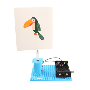 Projet <span class=keywords><strong>scientifique</strong></span> DIY en bois pour étudiants, alimenté par piles, sur la persistance visuelle, cage à oiseaux électrique, <span class=keywords><strong>expérience</strong></span> <span class=keywords><strong>scientifique</strong></span> pour enfants - Product Image 5