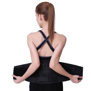 <span class=keywords><strong>Ceinture</strong></span> de soutien lombaire élastique respirante en Spandex et Nylon pour l'haltérophilie, les squats profonds et les soulevés de terre - Fine et flexible - Product Image 1