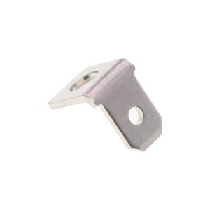 <span class=keywords><strong>FASTON</strong></span> Tab Kẹp Uốn Cong Dòng 90 Độ 187 Kẹp PCB Phích Cắm Hàn OEM Dập Phẳng Đầu Cắm Lưỡi Nam Kết Nối - Product Image 2