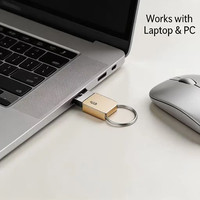 Clé USB-C Flash Drive Mini 8 Go à 64 Go Double Mémoire Stick 3.0 OTG Pen Drive 2.0 Pendrive Métal pour iPhone 15/16 16 128 Go 32 Go