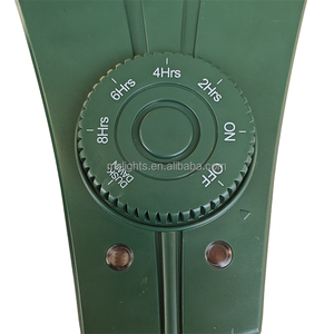 MZ Lights Temporizador de luz para exteriores Fotocélula 2 salidas a tierra Cuenta regresiva para Navidad Vacaciones Iluminación Jardín - Product Image 5