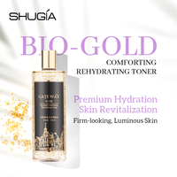 Tonique Éclatant à l'Or, Soin Premium à l'Or pour la Peau, Raffermissant & Lissant les Rides, Revitalise les Peaux Ternes, Disponible en OEM