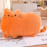 Belle peluche chat poupée mignon dessin animé doux en peluche oreiller long jet dormir oreiller poupée jouet cadeau pour enfants petite amie