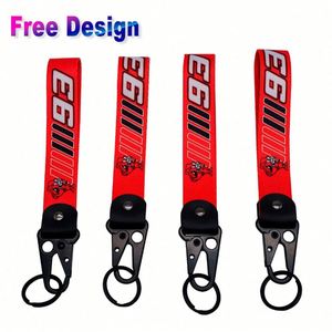 Llavero Personalizado de Nailon, Llavero Metálico Creativo para Auto, Llavero de Poliéster Personalizado, Llavero para Motocicleta - Product Image 2