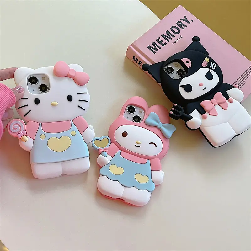 Cute Silicone Case for iPhone 14 13 12 Coolmy Melody iPhone13 11Pro Max Protective Cover 14Plus 7 8 Plus