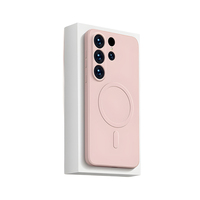 Nouveauté Étui de téléphone magnétique liquide de luxe antichoc pour S24 S23 S22 S21FE S21 PLUS S21ULTRA