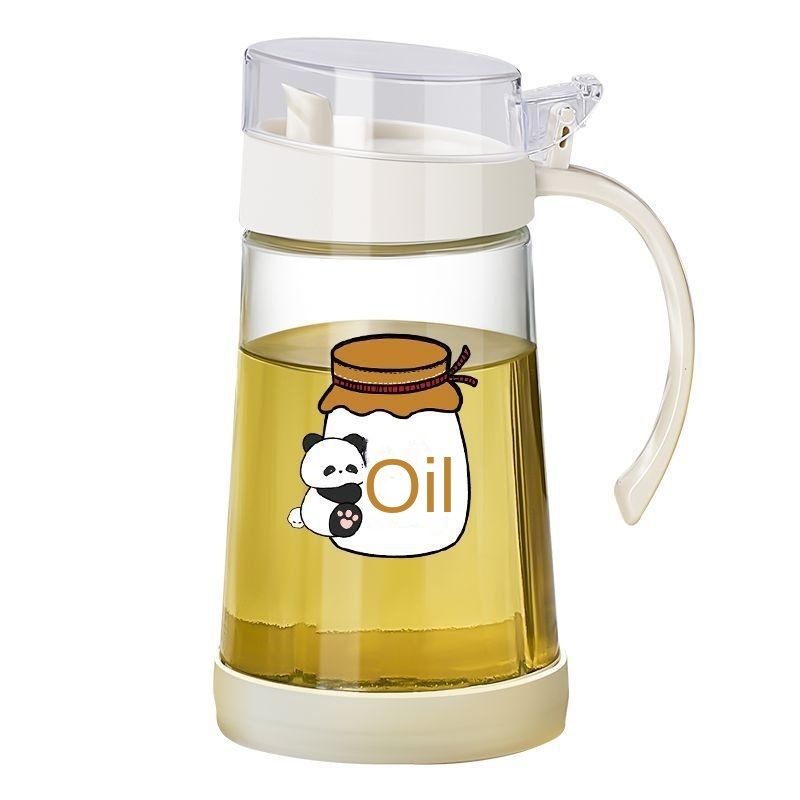 Wholesale Eco-Friendly Glass Kitchen Oil Pot Jug FY Model One-Handed Operation with Handle Dual-Use Classic Easy Clean