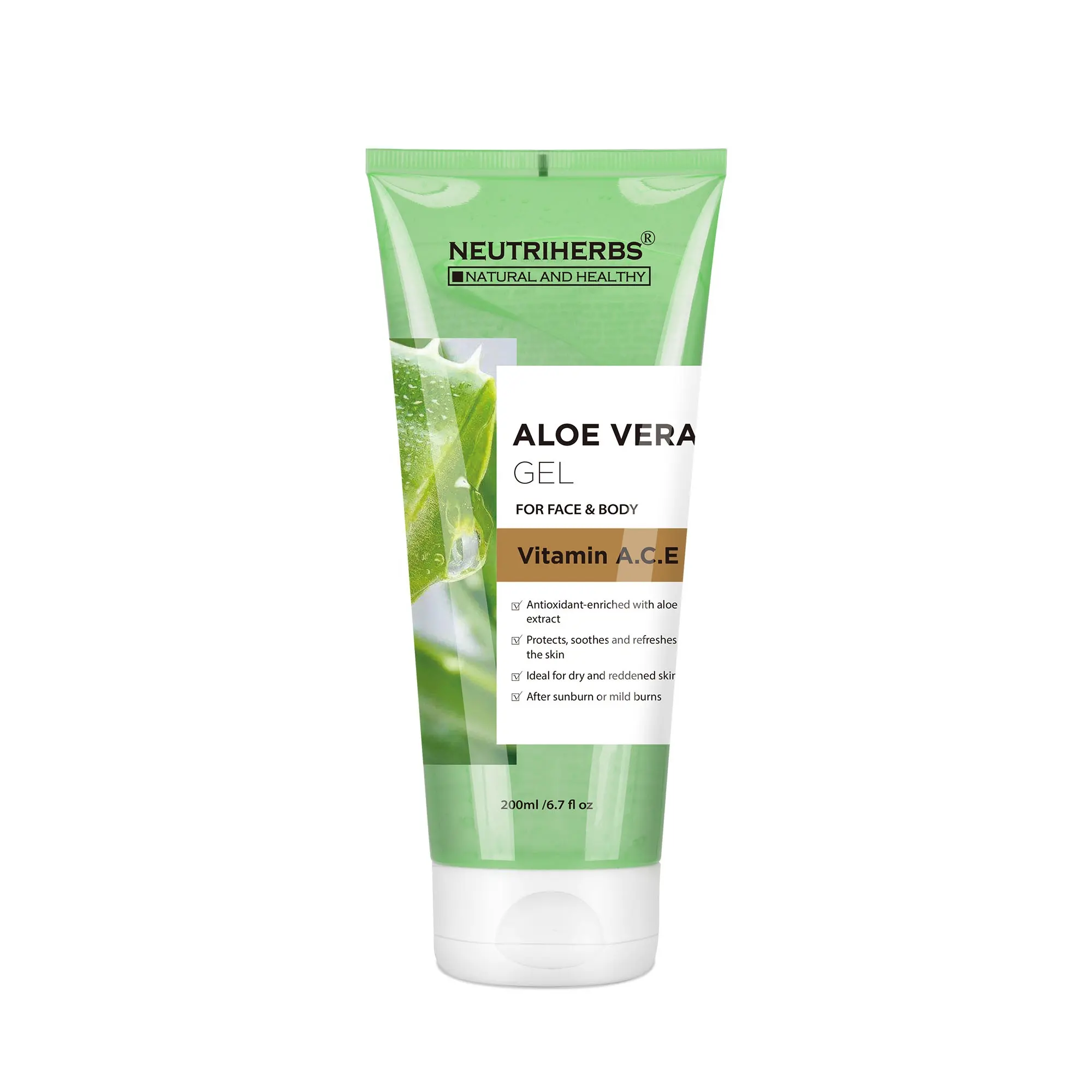 OEM/ODM VEZE Aloe Vera Hydrating Nourishing Tender and Smooth Cream Gel For Skin Care