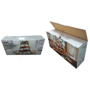 Custom Logo Printed Paper Box Recyclable Corrugated Folding Cardboard Packing Boxes