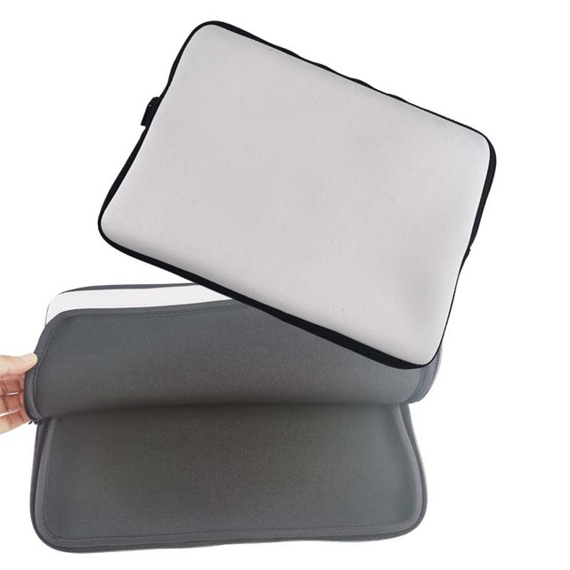 Custom Printing Neoprene White Blank Laptop Sleeve Bag for Sublimation