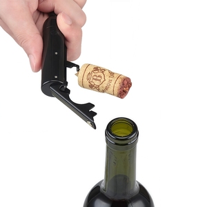 HXY Tire-bouchon décapsuleur créatif en plastique et acier inoxydable en forme de bouteille, coupe-capsule pour <span class=keywords><strong>vin</strong></span> et bière, promotionnel - Product Image 1