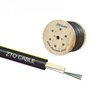 Câble optique de fibre du HDPE ASU pour la portée de communication 80 100 120 câble aérien ASU de fibre de SM non métallique