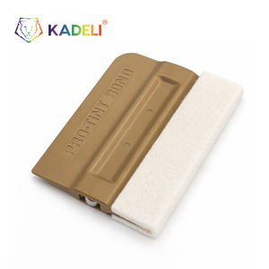 Espátula KADELI de 4 Pulgadas de Plástico ABS + Tela de Fieltro, Herramienta Profesional <span class=keywords><strong>para</strong></span> Tintado de Ventanas, Aplicador de PPF <span class=keywords><strong>para</strong></span> Envoltura de Automóviles - Product Image 3