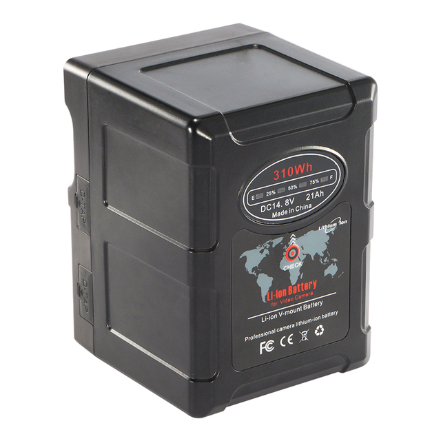 Mamen BP-310S V-lock Battery Pack Rechargeable Li-ion Battery 14.8V 21000mAh 310Wh Black CE Certified Camera Mobile Phone