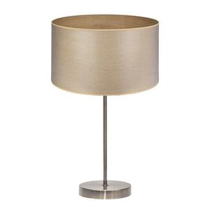 Lampada da Tavolo 1xE27 in Pelle/Legno Chiaro 62x30x30 cm - Ideale per Illuminazione Decorativa in Case e Uffici. - Product Image 1