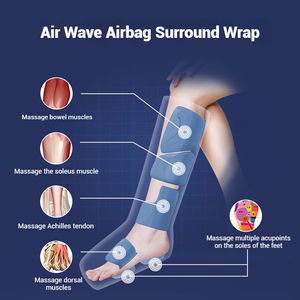 Bottes de massage électriques portables 6D pour les jambes et les pieds, avec compression d'air et chaleur pour la circulation et la relaxation - Product Image 2