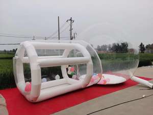 Château gonflable en PVC blanc pour l'extérieur, maison à bulles, fête de mariage, jeu pour enfants à vendre - Product Image 4